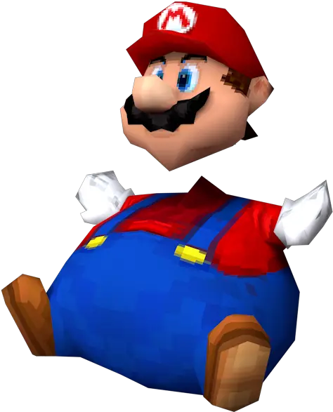  Ds Dsi Mario 64 Model Png Mario Head Png