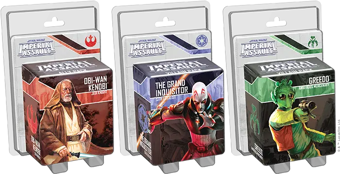  Obi Wan Kenobi Greedo And The Grand Inqusitor Packs Star Wars Imperial Assault Obi Wan Miniatures Png Obi Wan Kenobi Png