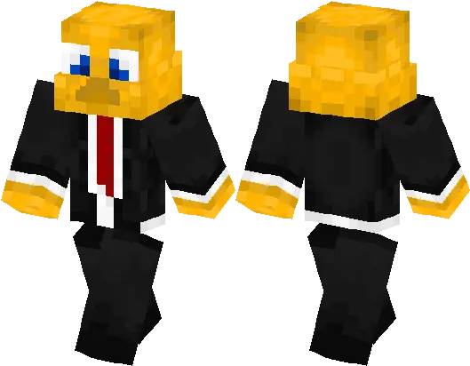  Neon Choco The Chocobo In Jeromeasf Suit Minecraft Skin Minecraft Skin Boy Ender Man Png Chocobo Png