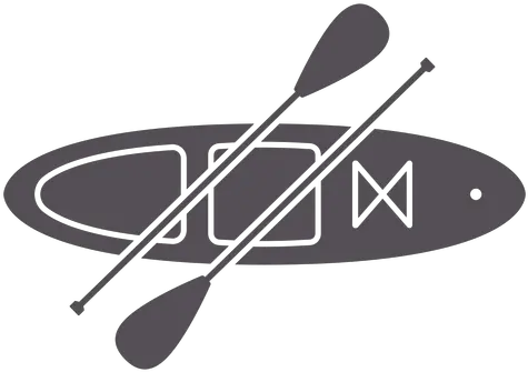  Paddleboard From Top With Two Paddles Cut Out Transparent Canoeing Png Oar Icon