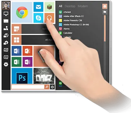  Start Menu Reviver Technology Applications Png Win 8 Start Icon