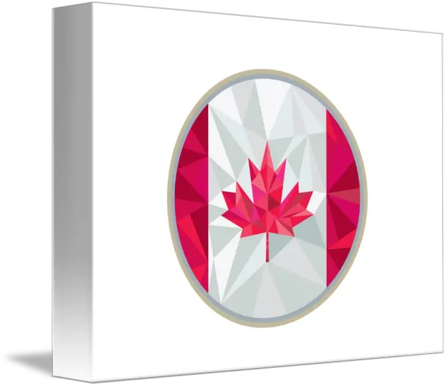  Canada Flag Icon Circle Low Polygon By Aloysius Patrimonio Language Png Viva Icon