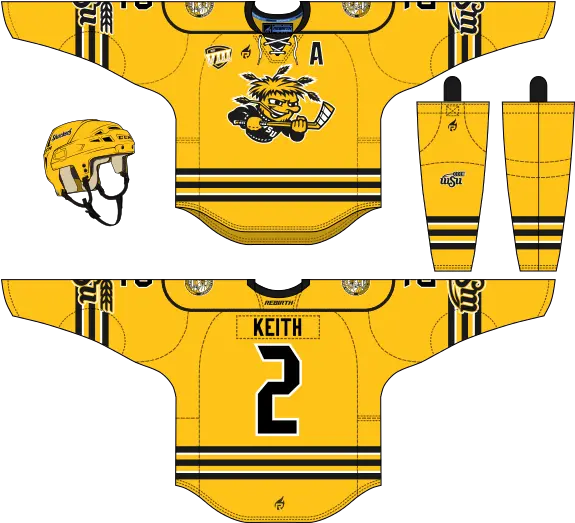  Wichita State Hockey Face Mask Png Wichita State University Logo