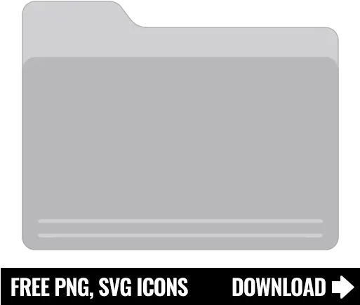  Free Mac Folder Icon Symbol Download In Png Svg Format Horizontal Folder Icon Black And White