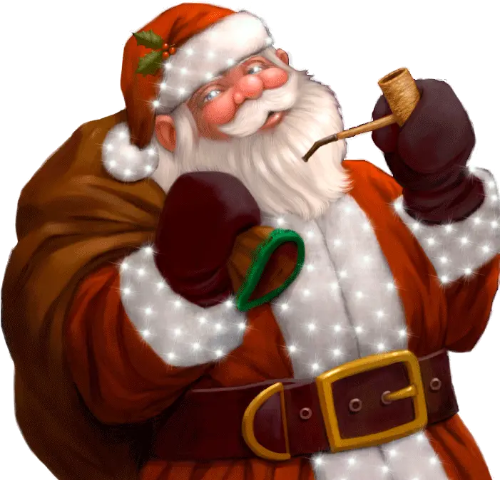  Santa Claus Gifs Animated Christmas Pictures Of Santa Santa And His Pipe Png Dancing Santa Icon