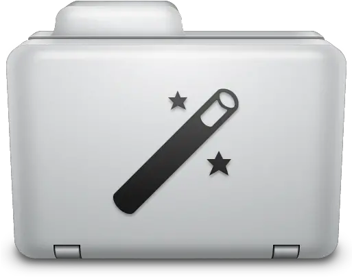  Noir Magic Folder Icon Hydride Icons Softiconscom Solid Png Magic Icon Png