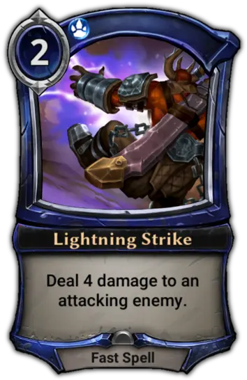  Lightning Strike Eternal Card Game Wiki Fandom Entangling Vines Png Lightning Strike Png