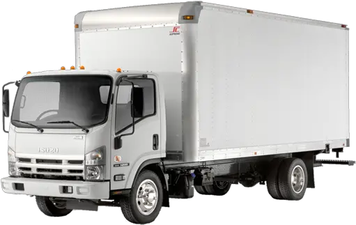  Nqr Big Truck White Png Box Truck Png