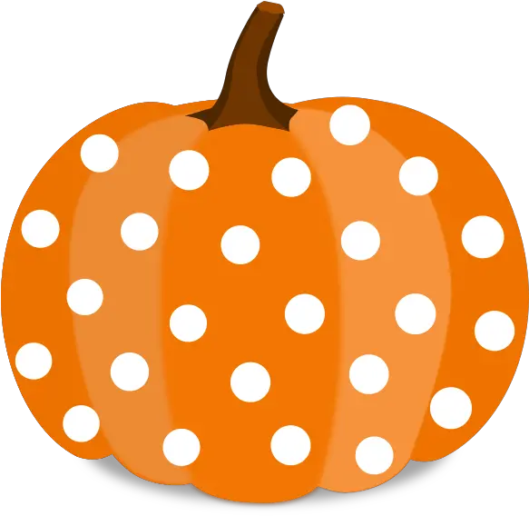  Pumpkins Vector Vintage Picture 1460493 Polka Dotted Pumpkin Clipart Png Pumpkin Clipart Transparent