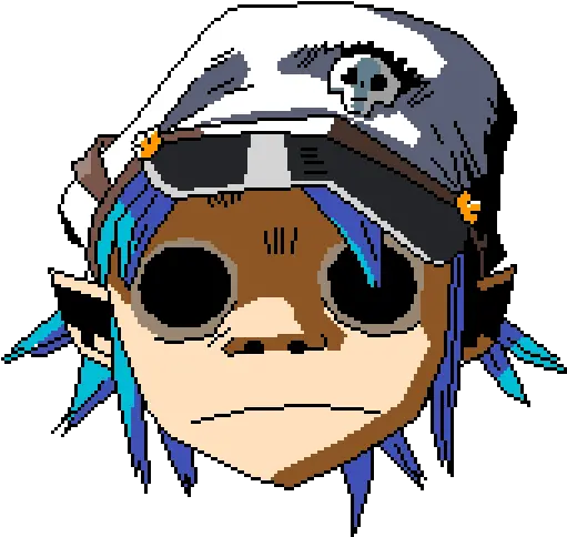  Pixilart Ahegao Face By Illuminatiwhale Gorillaz Imagenes 2 D Png Ahegao Png