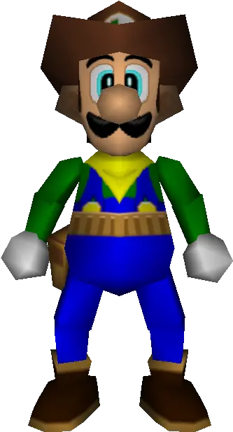  Download Hd View Samegoogleiqdbsaucenao Luigi Wario Cowboy Luigi Mario Party Png Wario Png