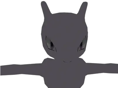  Mewtwo 3d Models For Free Download Free 3d Claraio Plush Png Mewtwo Png