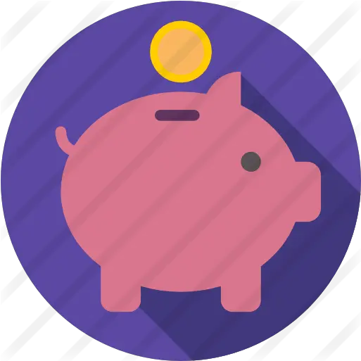  Piggy Bank Piggy Bank Flat Icon Png Piggy Bank Transparent Background