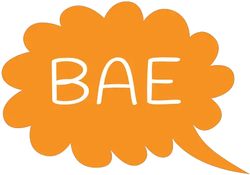  Cartoon Bae Slang Speech Bubble Transparent Png U0026 Svg Bae Cartoon Comic Speech Bubble Png