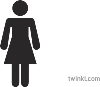  Woman Symbol Female Icon Ks2 Black And Wash Room Png Woman Symbol Icon