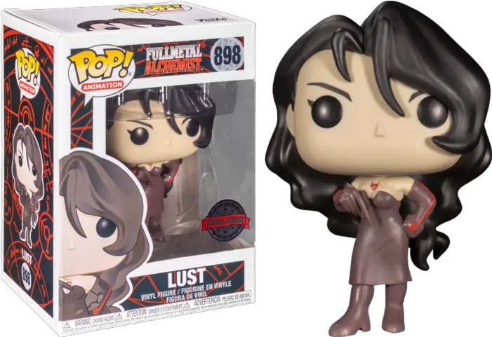  Funko Fullmetal Alchemist Lust Fullmetal Alchemist Funko Pop Png Full Metel Alchemist Icon