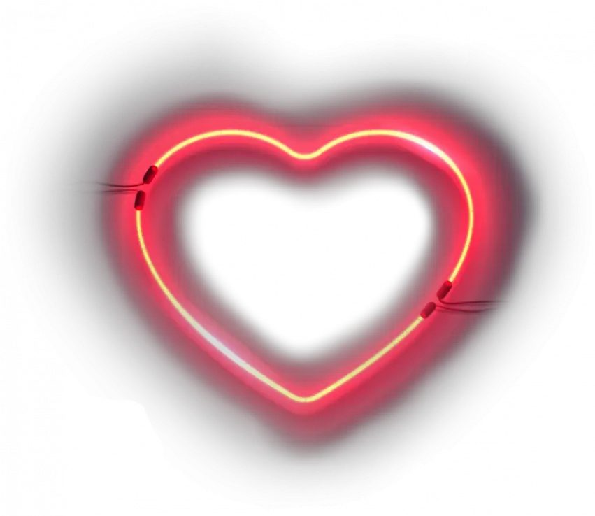  Download Neon Glowing Heart Png Neon Light Heart Png Transparent Neon Broken Heart Png Light Pink Heart Png