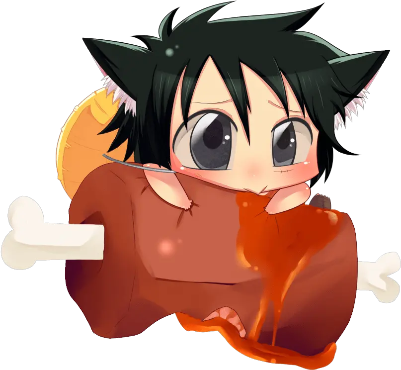  One Piece Luffy Cute Neko Clipart Full Size Clipart One Piece Neko Chibi Png Monkey D Luffy Icon