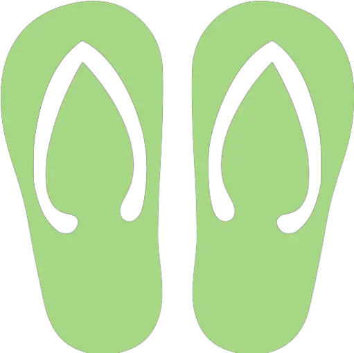  Guacamole Green Flip Flop Icon Free Guacamole Green Shoe Style Png Flip Flop Icon