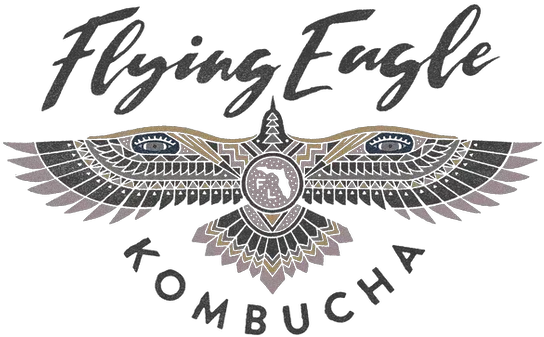  Flying Eagle Kombucha Brewed With Balance In Fort Myers Language Png Eagle Flying Png