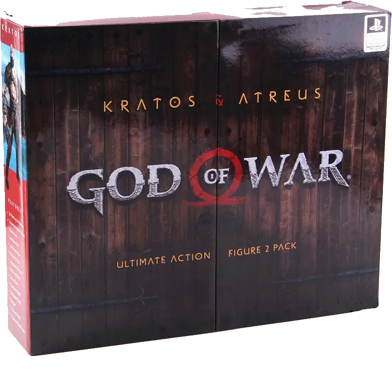  Neca God Of War 4 Kratos U0026 Atreus Ultimate Pvc Action Figure Collectible Model Toy 2 Pack Png God Of War 4 Logo