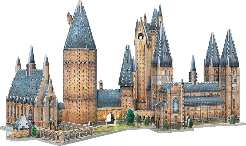  Hogwarts Great Hall U0026 Astronomy Tower 3d Jigsaw Puzzle Set Harry Potter 3d Puzzle Wrebbit Png Hogwarts Png