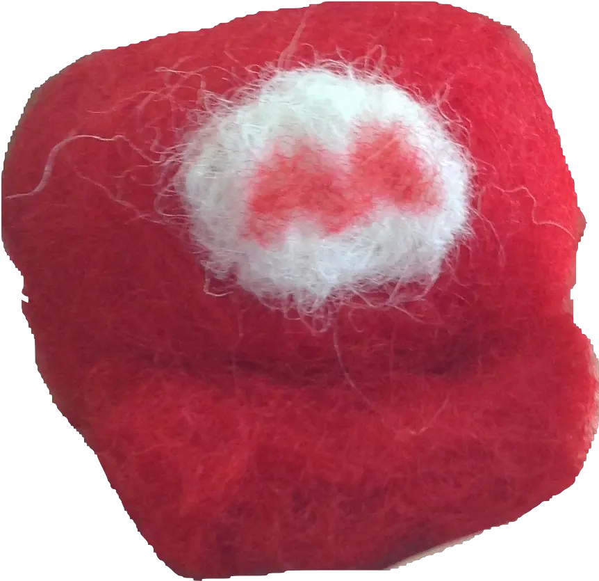  Some Of Our Work U2013 Fluffy Bunny Felting Cushion Png Mario Hat Png