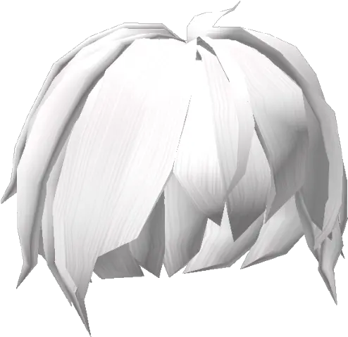  White Anime Hair Roblox Wikia Fandom Anime Boy Hair Roblox Png Black And White Anime Png