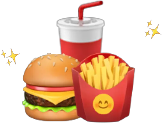  Hamburger Food Emoji Sticker By Rqrubybyjen Food Group Png Food Emoji Transparent