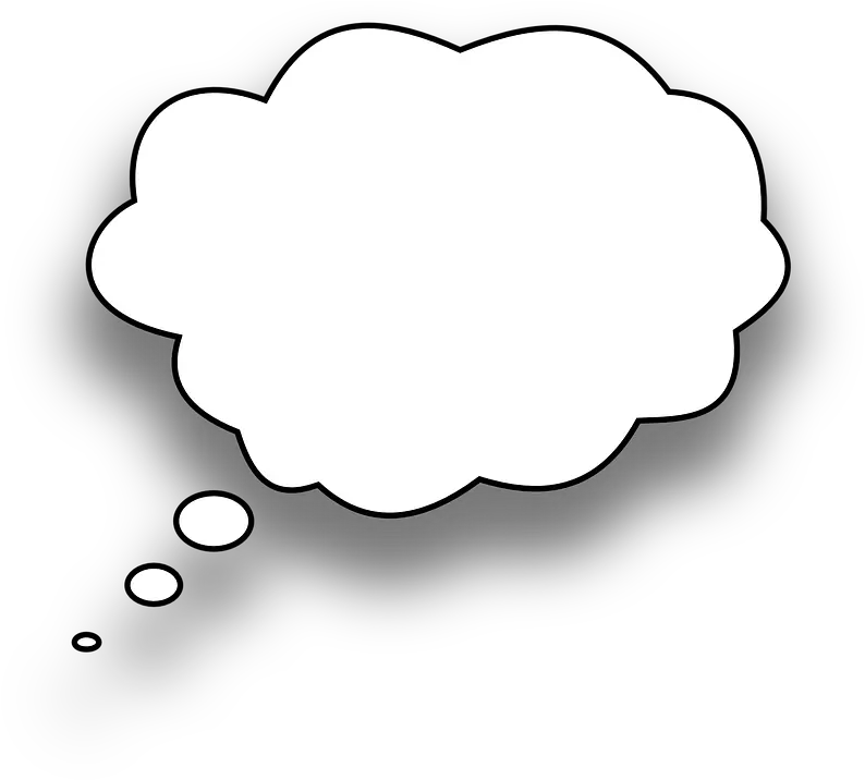  Free Image Thinking Speech Bubble Comic In Transparent Background Thinking Bubble Png Speaking Bubble Png