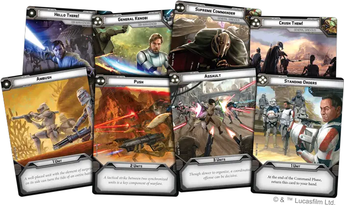  Attack Of The Legion Xwing Attack Wing But No Batwing Star Wars Legion Clone Wars Core Set Cards Png General Grievous Png