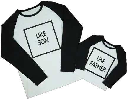  Matching T Shirt Long Sleeves Dad And Son Umbrella Png Father And Son Png