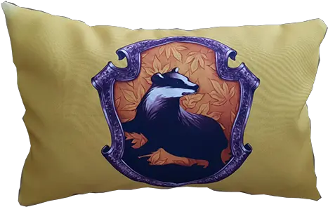  Hufflepuff Pillow Transparent Hufflepuff Crest Png Hufflepuff Png