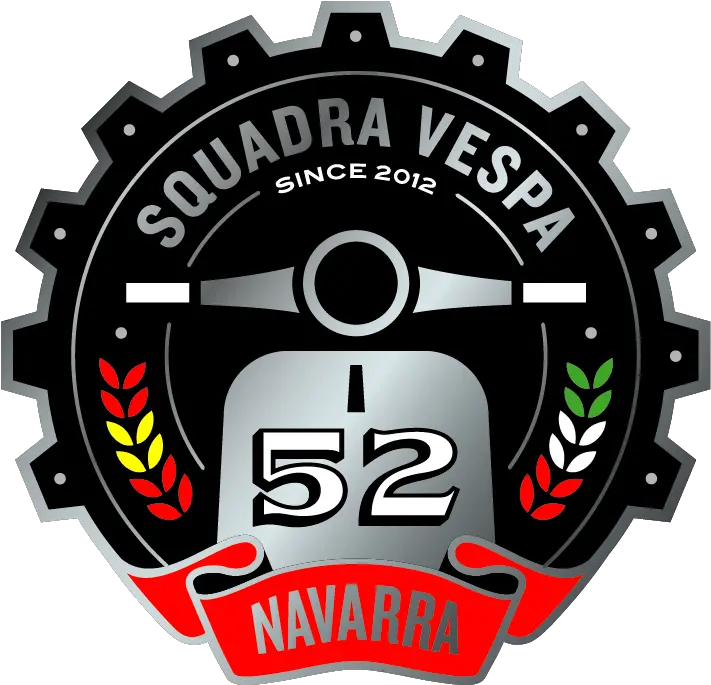  Squadra Vespa Navarra Sticker X4 One Tambon One Product Png Vespa Logo