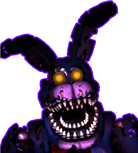  Fnaf4 Nightmare Bonnie Sticker Fnaf4 Nightmare Bonnie Bonnie Five Nights At 4 Nightmare Png Fnaf 4 Icon