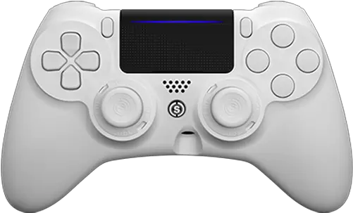  Scuf Impact White Controller For Ps4 Game Controller Png Ps4 Controller Png