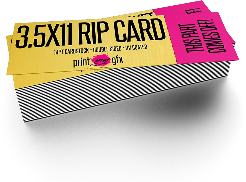  35x11 Rip Cards Graphic Design Png Rip Png