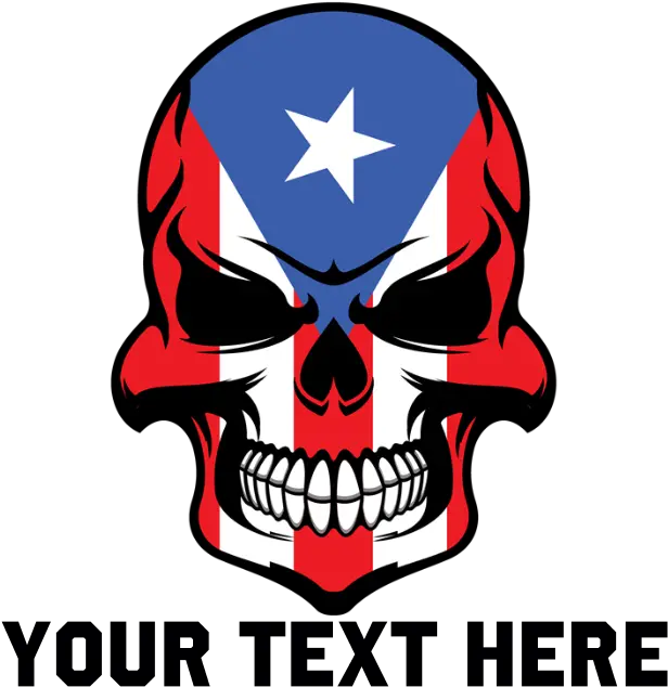  Puerto Rican Flag Skull Drinking Glass Puerto Rico Skull Puerto Rico Flag Svg Free Png Puerto Rican Flag Png