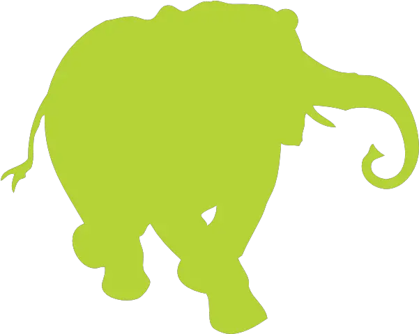  Yellow Green Clip Art Elephant Silhouette Png Elephant Silhouette Png