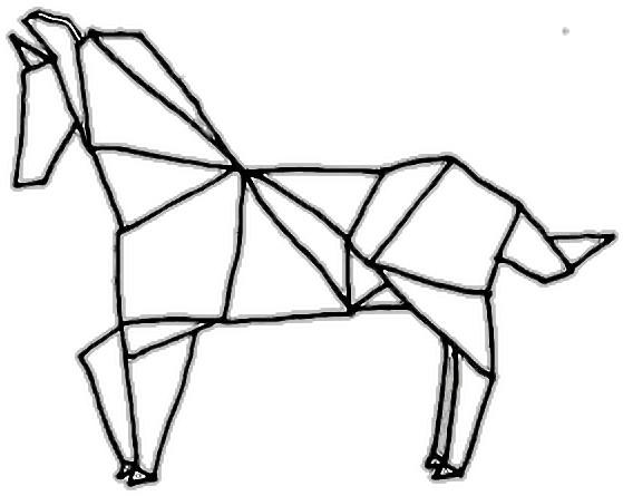  Download 28 Collection Of Origami Drawing Tumblr Horse Outline Png Tumblr Transparent Stickers