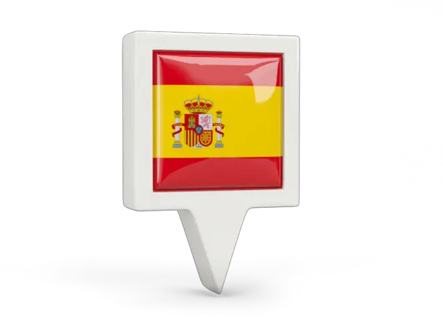  Square Pin Icon Spain Flag Png Pin Icon Png