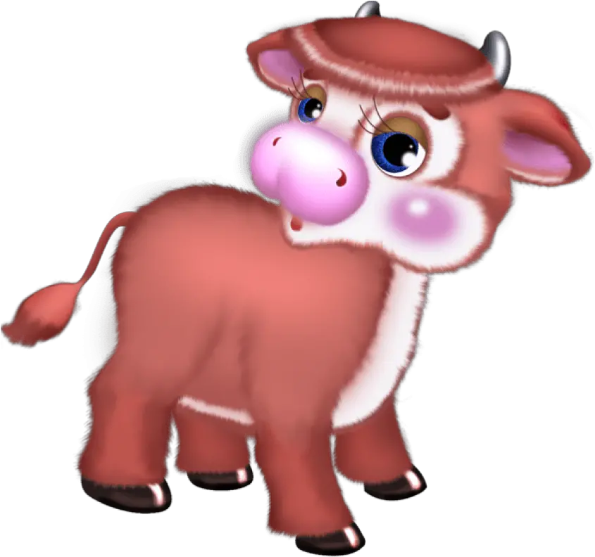  Free Png Download Cute Cow Clipart Photo Cute Cute Red Cows Cartoon Cow Clipart Png