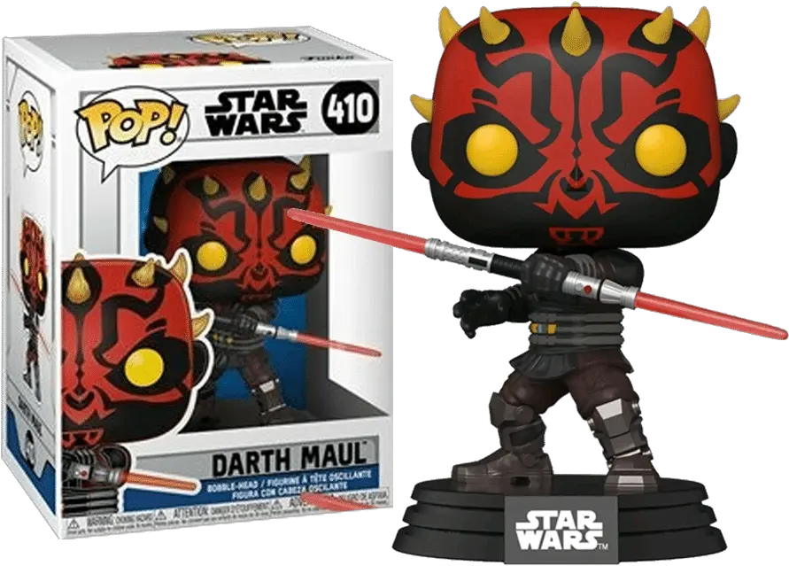  Funko Pop Star Wars Clone Darth Maul 410 Star Wars Funko Pop Png Darth Maul Icon