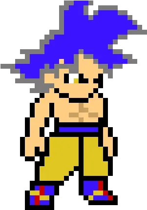  8bit Goku Ultra Instinct Pixel Art Maker Goku Ultra Instinct Pixel Art Png Ultra Instinct Png