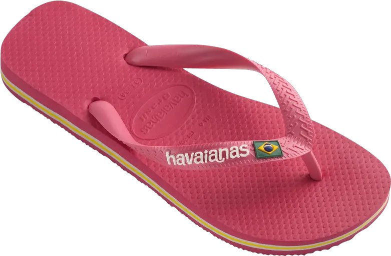  Havaianas Brasil Logo Sandal Neon Pink Flip Flop Flip Flops Solid Png Flip Flop Icon