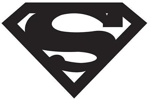  Black And White Superman Logo Png Superman Thin Blue Line Superman Logo Font