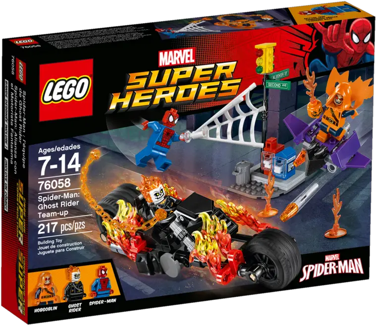  76058 Spider Man Ghost Rider Teamup Brickipedia The Lego Spiderman Ghost Rider Team Up Png Ghost Rider Png