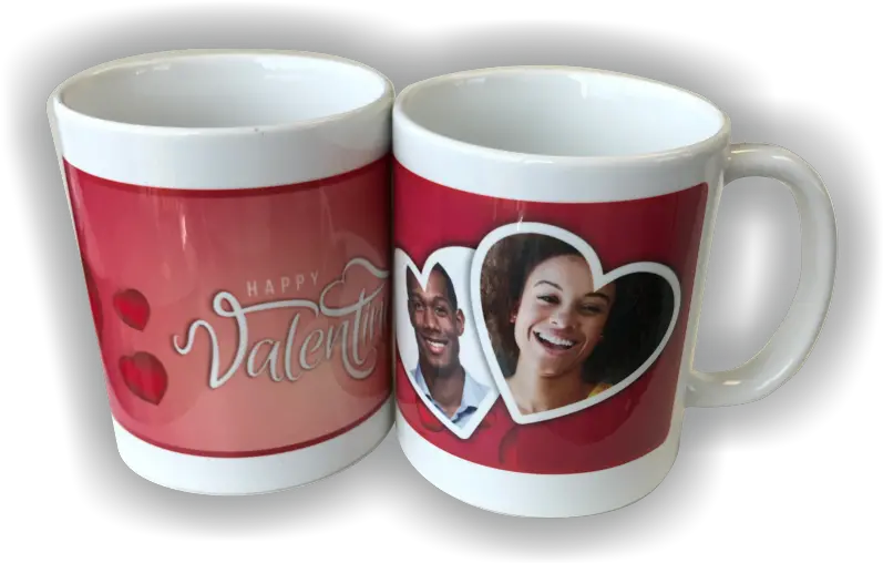  Valentine Personalised 2 Photo Mug U2013 Cake And Bake Coffee Cup Png Mug Png