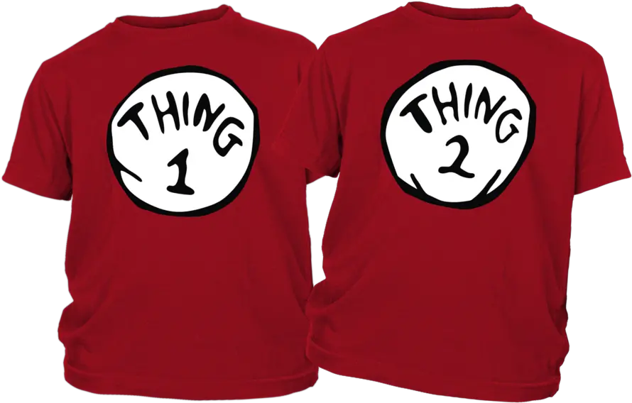  Thing 1 And 2 Combo Unisex Png Thing 1 And Thing 2 Png