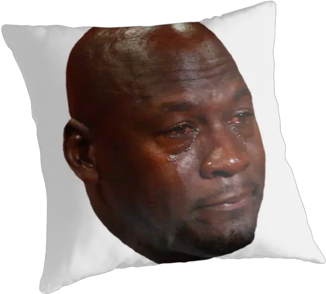  Throw Pillows By Michael Jordan Hall Of Fame Png Michael Jordan Crying Png